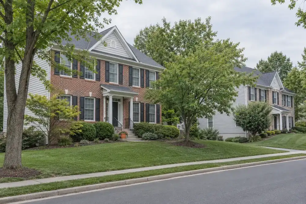Illustration of a typical residential street in the Belmont, VA area