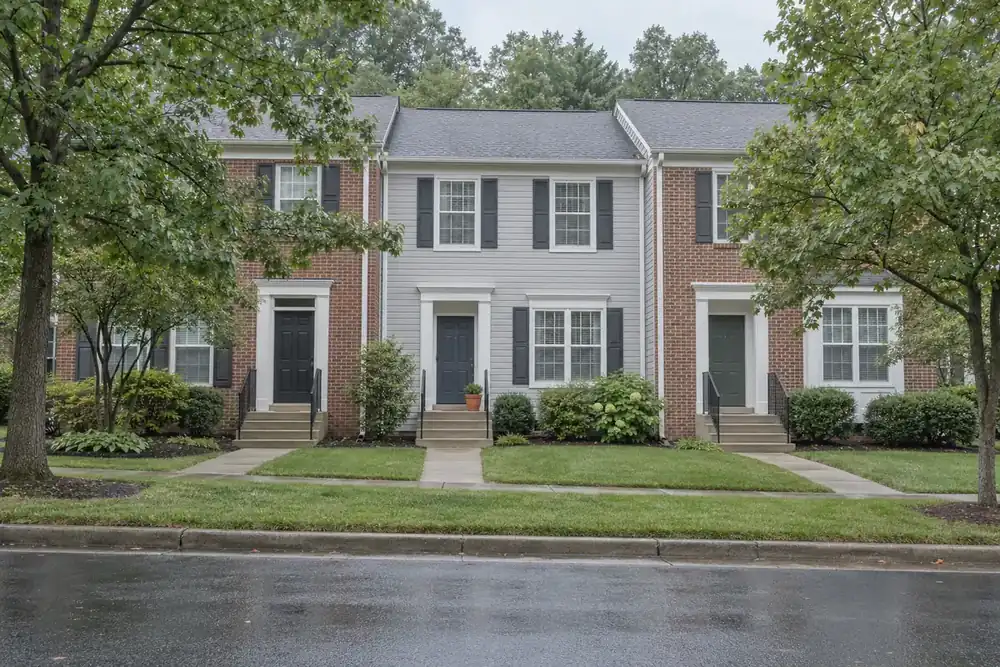Illustration of a typical residential street in the Cherry Hill, VA area