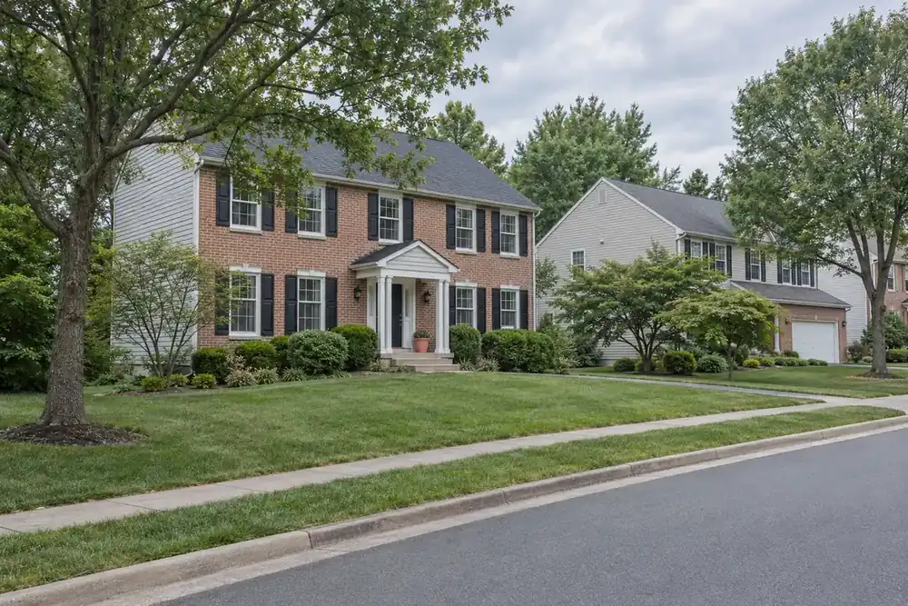 Illustration of a typical residential street in the Countryside, VA area
